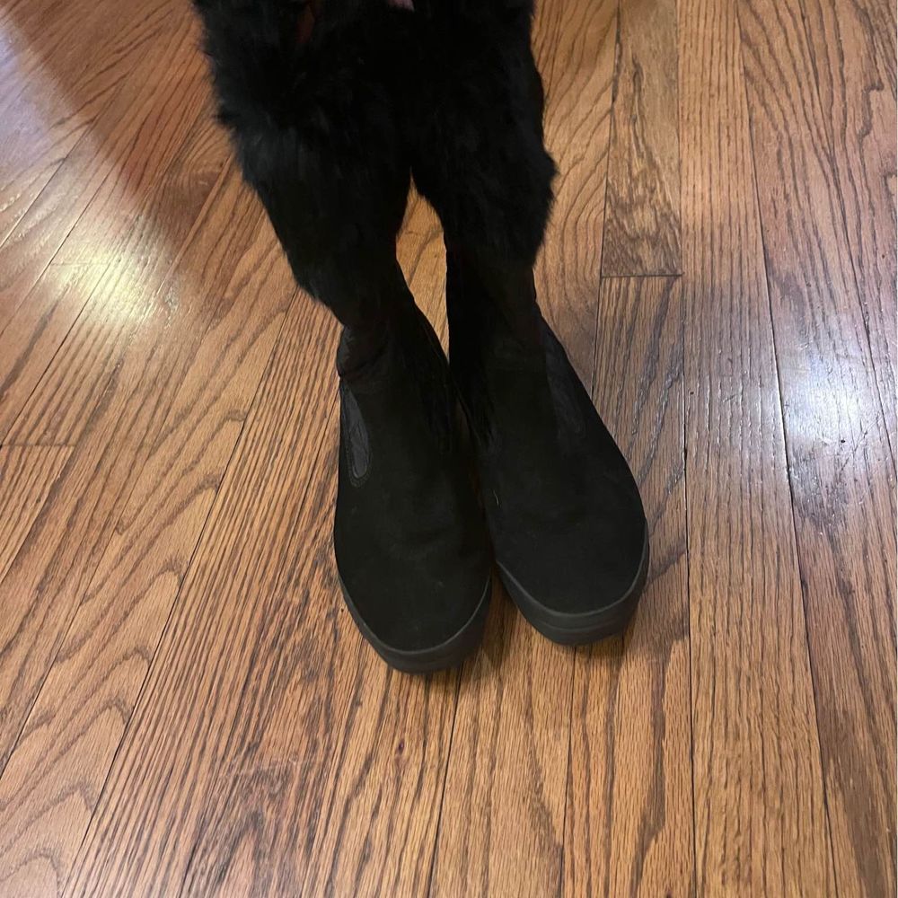 Coach Black Winter Boots Size 6